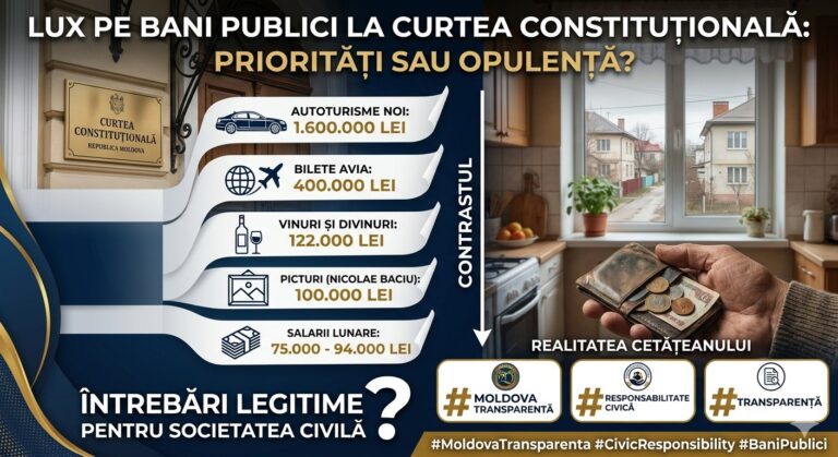 Lux pe bani publici la Curtea Constituțională: Priorități sau Opulență?